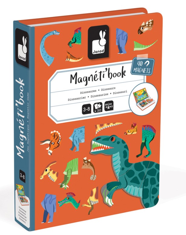 Janod Magneti' Book Dinosaurs Art & Craft