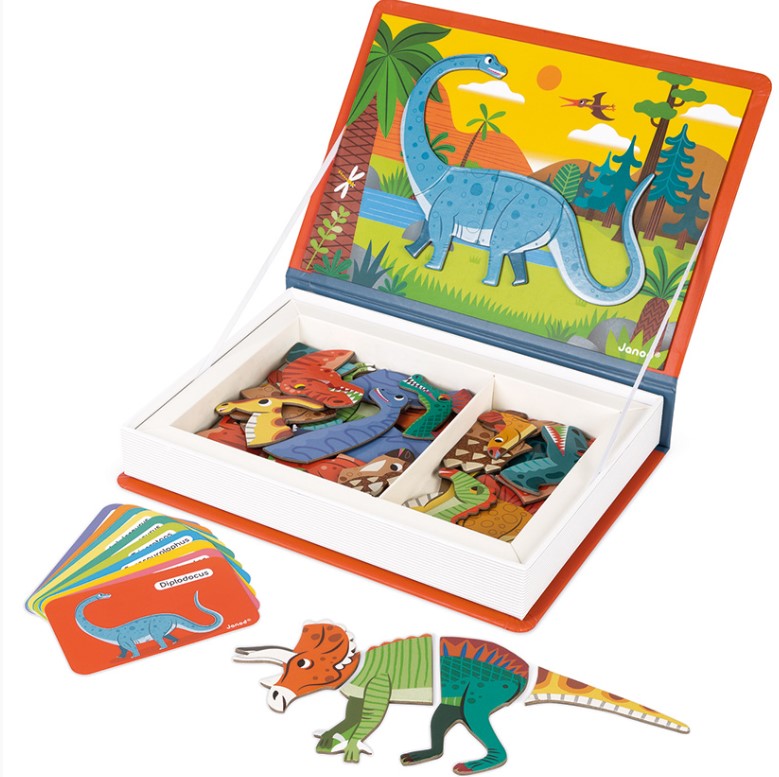 Janod Magneti' Book Dinosaurs Art & Craft