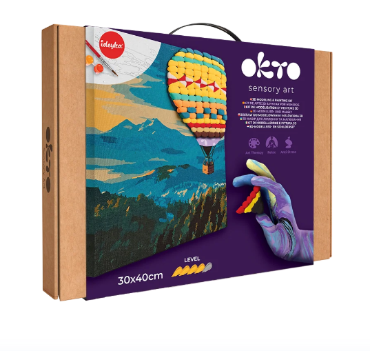 Okto 3D Modeling & Painting Kit Hot Air Balloon Flight