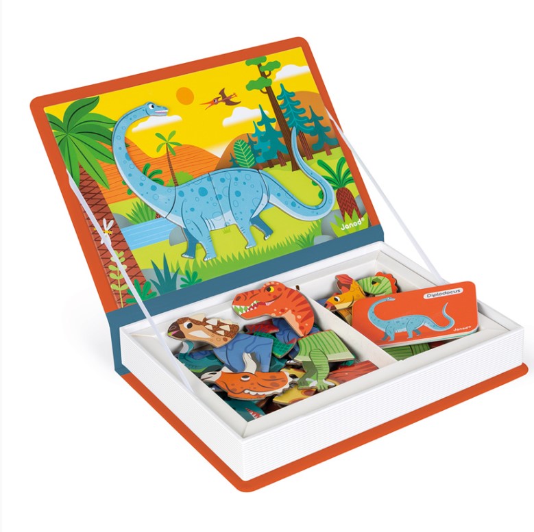 Janod Magneti' Book Dinosaurs Art & Craft