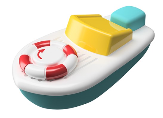 BB Junior Splay N Play Twist and Sail Boat Bath Toy