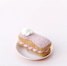 Load image into Gallery viewer, Tara Treasures Felt Strawberry Eclair
