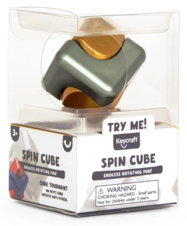Keycraft Metallic Spinning Cube