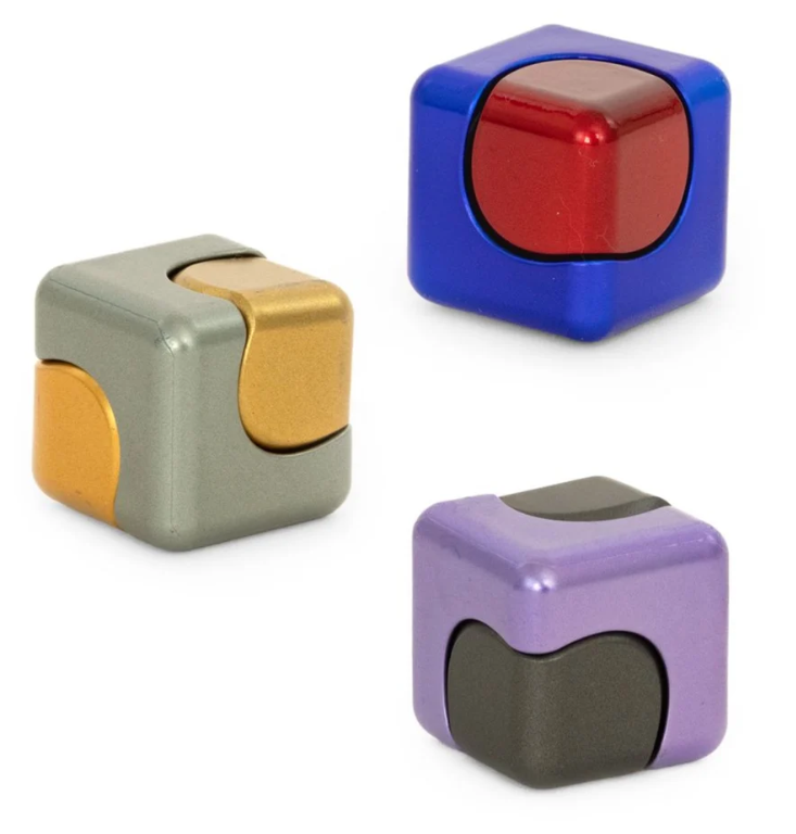 Keycraft Metallic Spinning Cube