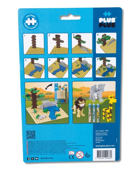Plus-Plus Savannah Baseplate Builder Construction