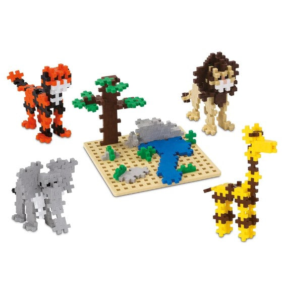 Plus-Plus Savannah Baseplate Builder Construction