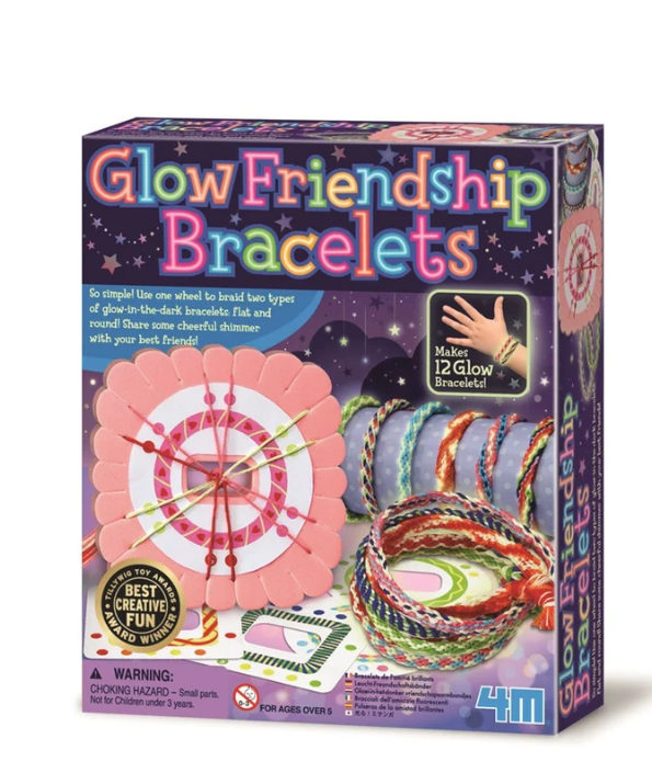 4M Creative Craft Glow Friendship Bracelets