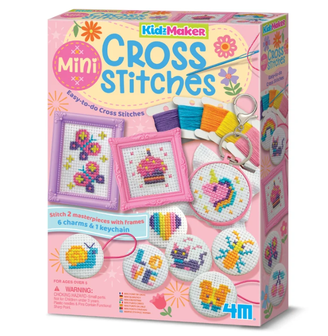4M Kidzmaker Mini Cross Stitch Buttons