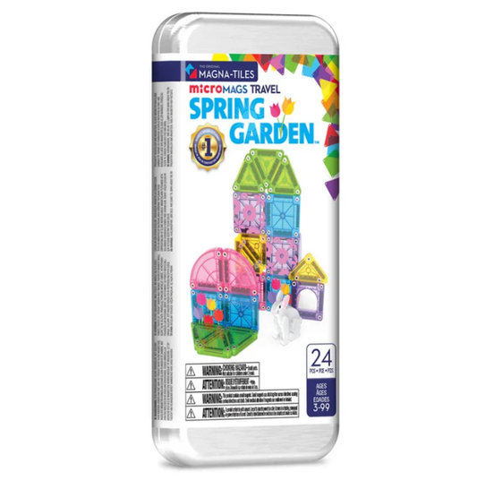 Magna Tiles MicroMAG Spring Garden Travel Set 24pc