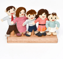 Load image into Gallery viewer, Tara Treasures Felt Finger Puppet Family Set
