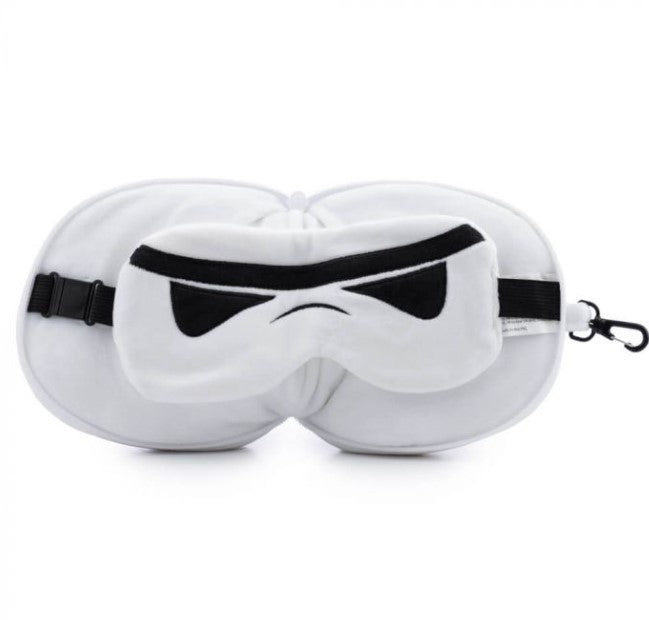 Relaxeazzz Original Stormtrooper Travel Pillow with Mask Set Plush