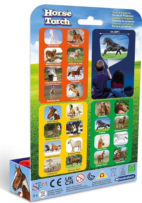 Brainstorm Toys Torch Projector - Horses torch