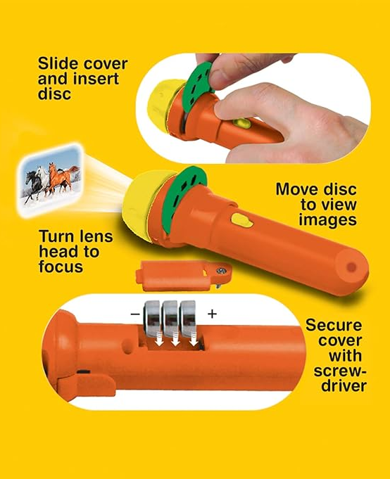 Brainstorm Toys Torch Projector - Horses torch