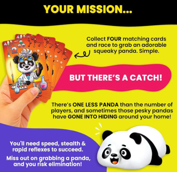 Panda-Monium Board Game