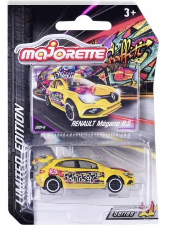 Majorette Series 11 Limited Edition Graffiti Renault Megane R.S. toy car