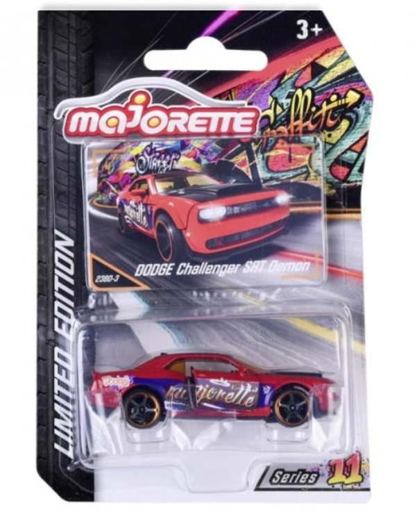 Majorette Series 11 Limited Edition Graffiti Dodge Challenge SRT Demon toy car
