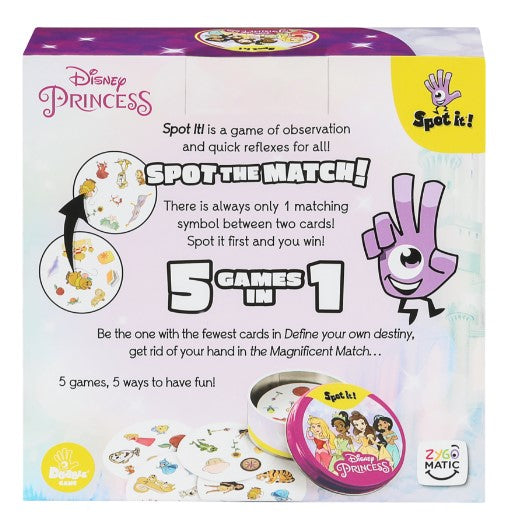 Spot It Disney Princesses Games