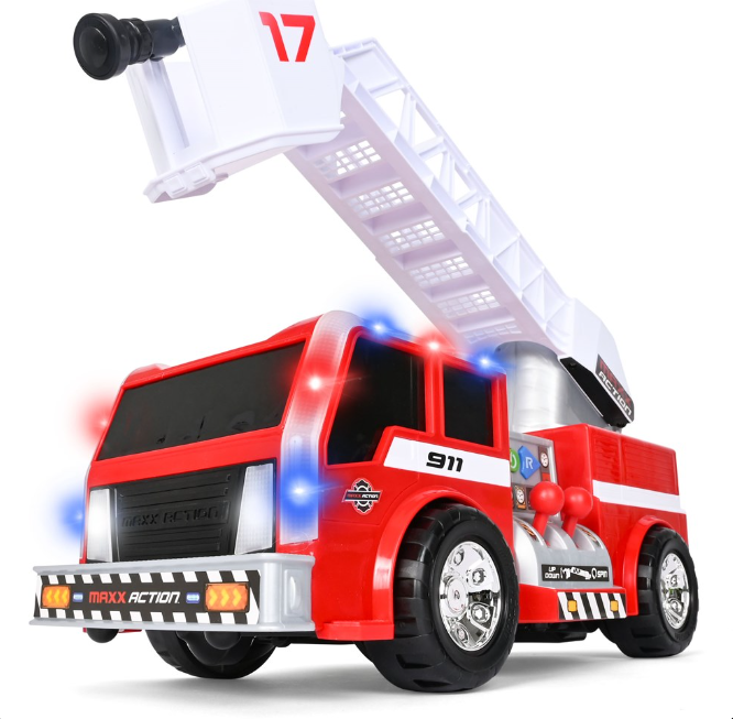 MAXX Action Power Big Rig Fire Truck