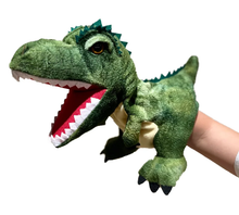 Load image into Gallery viewer, Johnco Plush Hand Puppet T-Rex
