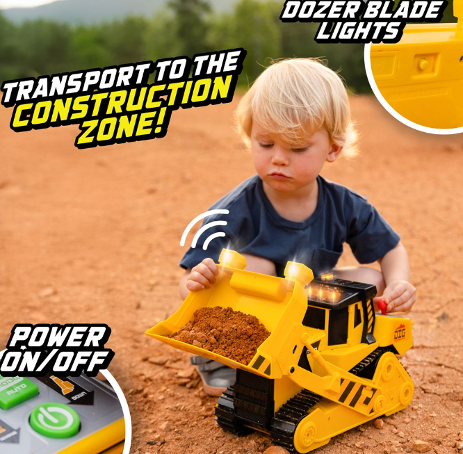 MAXX Action Power Dig Rig Bulldozer