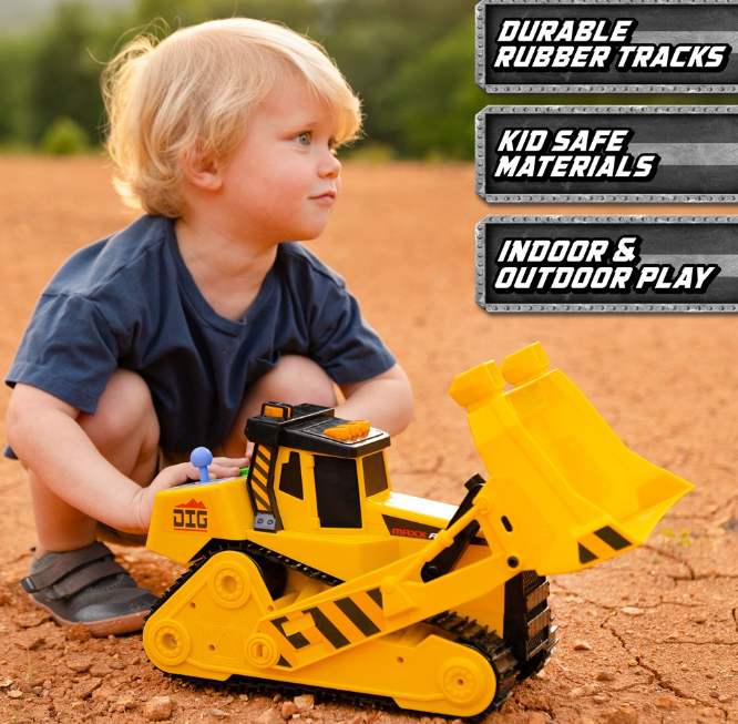 MAXX Action Power Dig Rig Bulldozer
