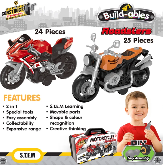 Construct IT Build-ables Motorbikes 2 in 1
