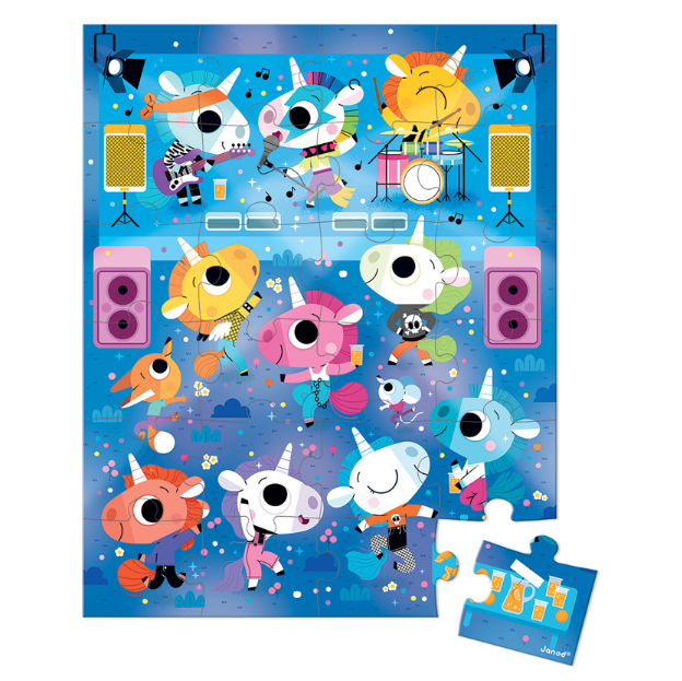 Janod Unicorn Puzzle 24pc puzzle