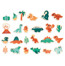 Load image into Gallery viewer, Janod Dino Magnets 24pc
