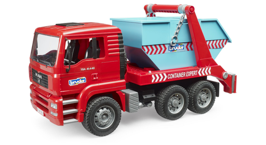 Bruder MAN TGA Skip Container Truck