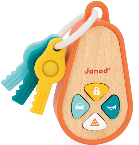 Janod Sensory Car Keys