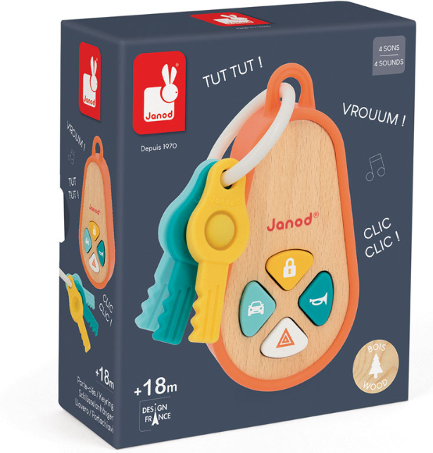 Janod Sensory Car Keys