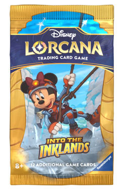 Disney Lorcana TCG Series 3 Into The Inklands Booster Pack BOX SET Trading Cards