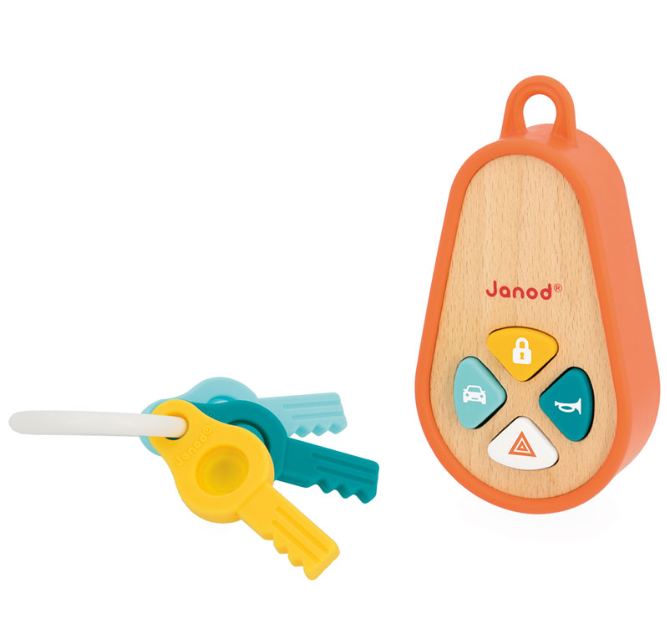 Janod Sensory Car Keys