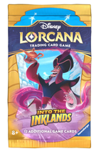 Load image into Gallery viewer, Disney Lorcana TCG Series 3 Into The Inklands Booster Pack BOX SET Trading Cards
