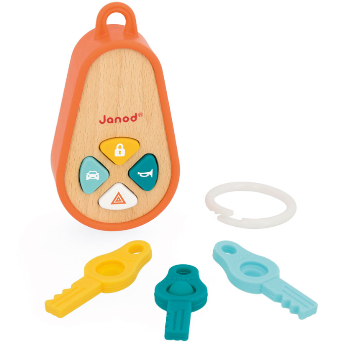 Janod Sensory Car Keys