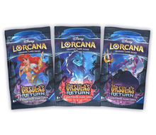 Load image into Gallery viewer, Disney Lorcana TCG Series 4 Ursula&#39;s Return Booster Pack BOX SET Trading Cards

