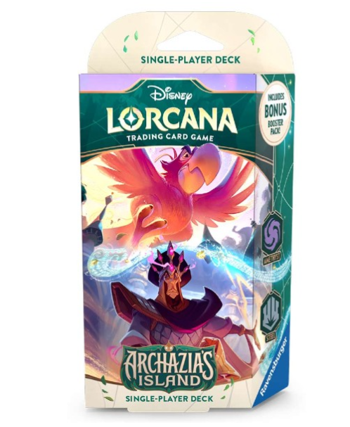 Disney Lorcana TCG Series 7 Archazia's Island Starter Deck Feathered and Feared Trading Cards