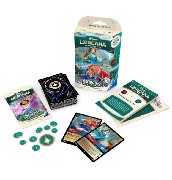 Disney Lorcana TCG Series 7 Archazia's Island Starter Deck Trading Cards