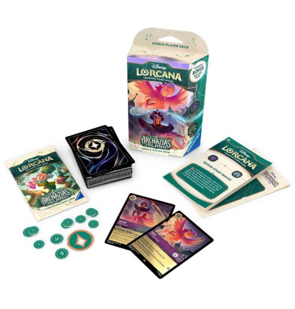 Disney Lorcana TCG Series 7 Archazia's Island Starter Deck Trading Cards