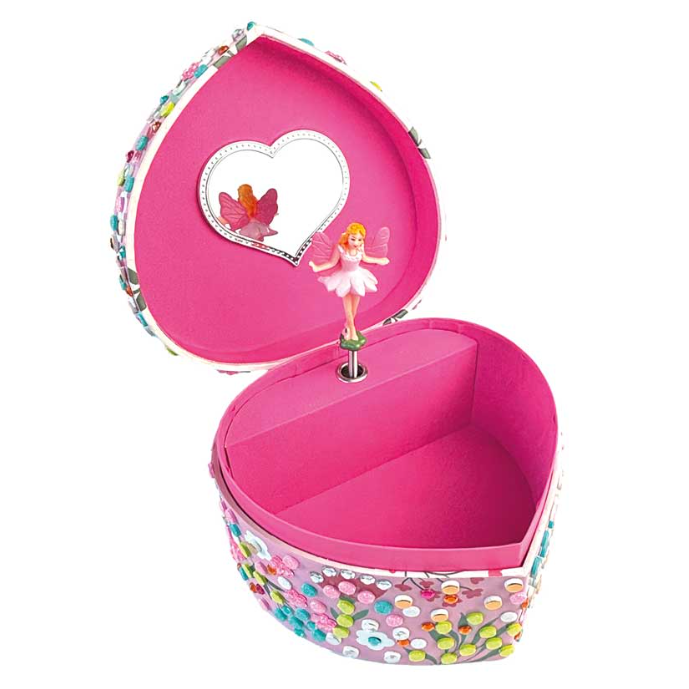 Sycomore Stick and Fun Mosaic Heart Music Box