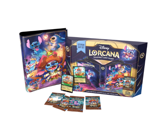 Disney Lorcana TCG Series 6 Azurite Sea Stitch Collector's Gift Set Trading Games