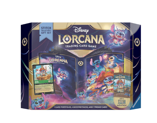 Disney Lorcana TCG Series 6 Azurite Sea Stitch Collector's Gift Set Trading Games