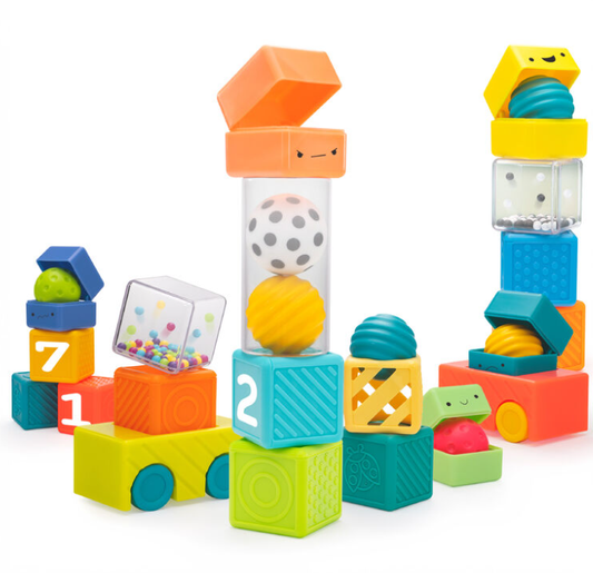 Sassy Baby Busy Builder Activity Blocks  COMING SOON