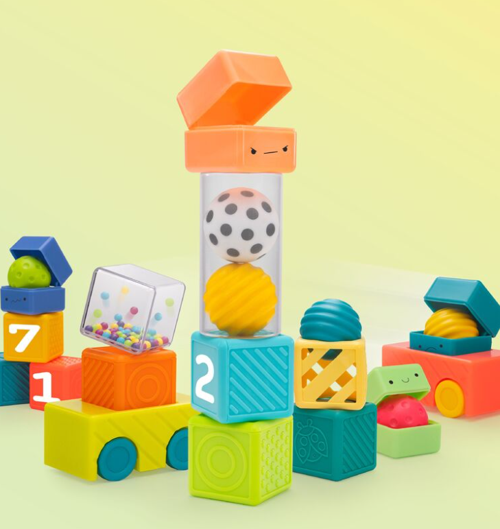 Sassy Baby Busy Builder Activity Blocks  COMING SOON