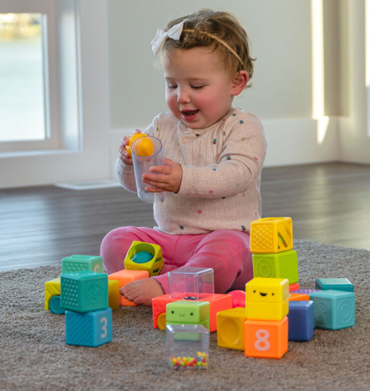 Sassy Baby Busy Builder Activity Blocks  COMING SOON