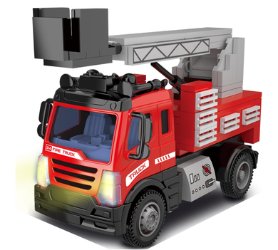 Remote Control Brick Building Truck Fire Truck Construction Toy