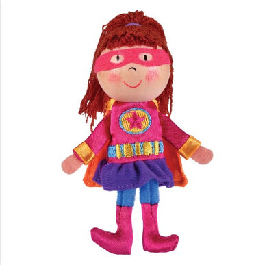 Fiesta Crafts Girl Hero Finger Puppet puppet