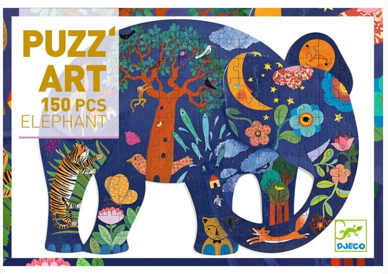 Djeco Puzz'Art Elephant 150pc jigsaw puzzle