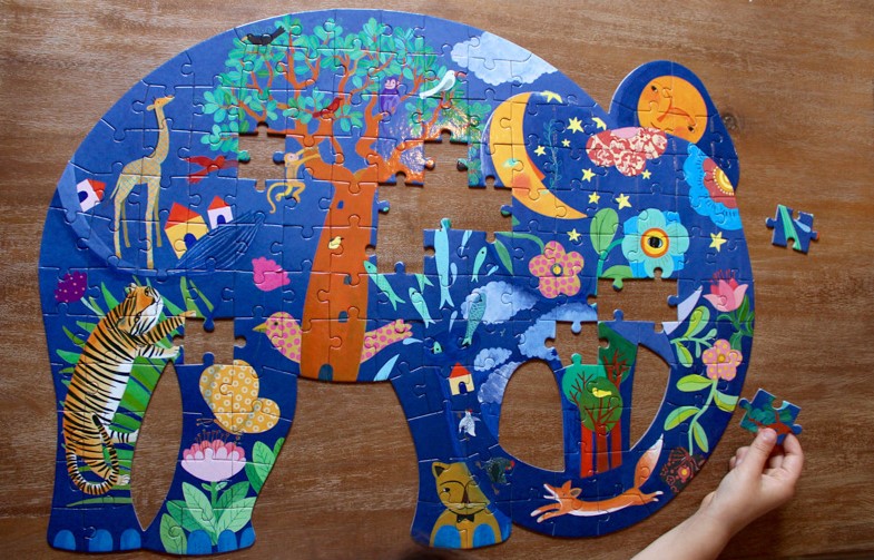 Djeco Puzz'Art Elephant 150pc jigsaw puzzle