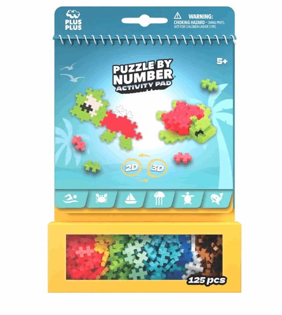 Plus-Plus Activity Pad Ocean Construction Toy